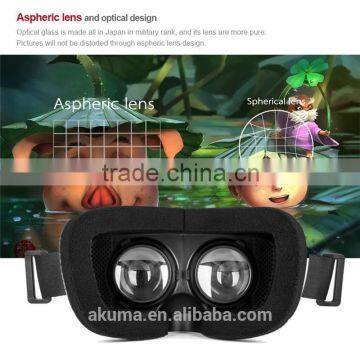 All in one VR 2016 Powerfull 3D Virtual Reality Glasses Support 1080P 3d movies and games