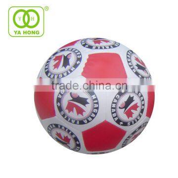 Kids soft play balls of football sewn by hand with many patterns