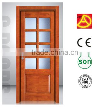 Oak Veneer Shaker Style Wooden Glass Door Design