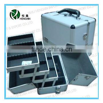 Professional cosmetic case ,High Quality Aluminum Tool Case