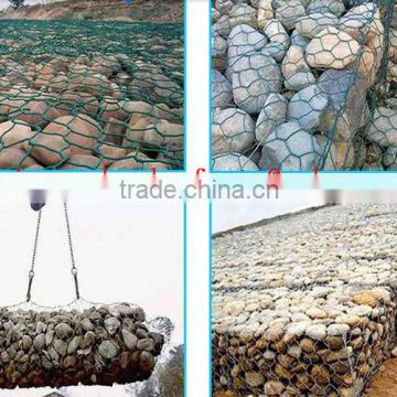 2*1*1m Galvanized Gabions basket, gabion wall as per ASTM A975-97 with CE SGS certificate