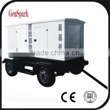 100KW 380V 3 phase Silent Diesel generator trailer