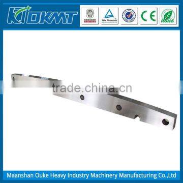 Metal shear blade for shearing machine