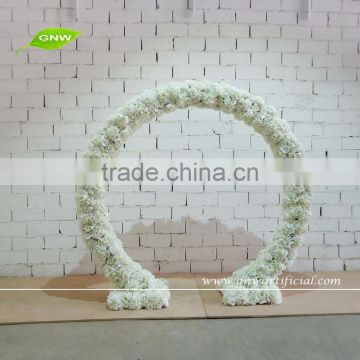 GNW FLW1508016 Ivory Hydrangea Flower Arch Door Decorative Wedding Arch For Sale