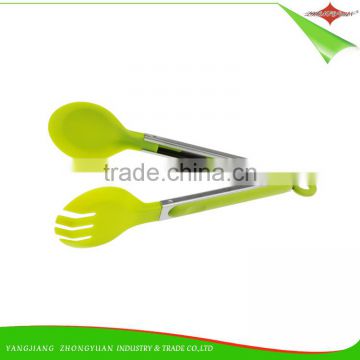 ZY-H3008 9" 100% Food Grade Non-Stick Kitchen Utensils Food Tongs