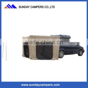 Popular camping products 4WD foxwing awning with annex room