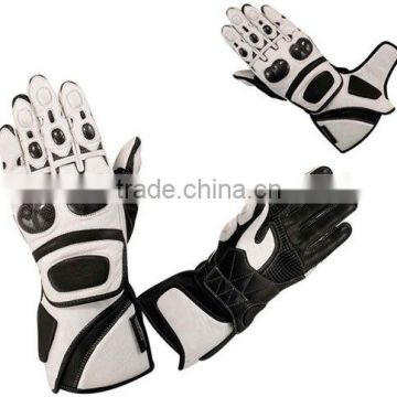 Motorcycle Motorbike Racing Protection Leather Gloves