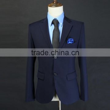 custom good quality standing collar latest suit styles for men/suit jackets for men