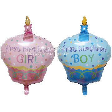 New arrival candle shape birthday balloon  in stock fast delivery hot sale