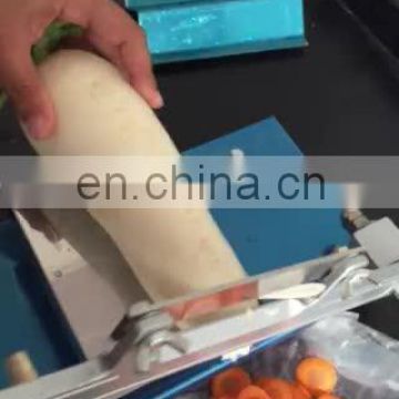 Manual Frozen Meat Slicer / Stainless Steel Beef Mutton Slicing Machine / Roll Meat Vegetable Meat Cheese Food Slicer