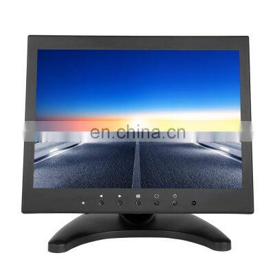 Car Monitor 9.7 Inch Metal Case Full Viewing Angle 1024*768 Av Small Touch Screen Lcd Monitors