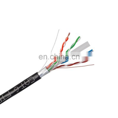 China Supplier Wholesale Price 26 Agw 305m 4 Pair Cat6 Network Cable  Cat 6 FTP Network Cable Cat6 Outdoor Cable