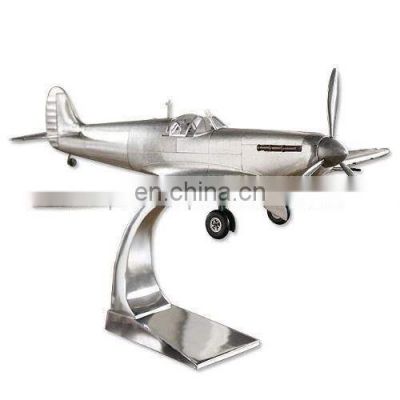 designer metal airplane model