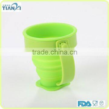 Fashionable BPA Free Non-toxic Silicone Collapsible Foldable Flexible Cup