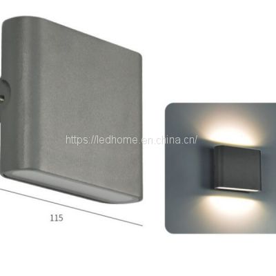Modern Grey LED Outdoor Wall Lights (7W)