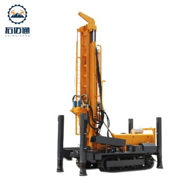 350 Meters Water Well Drilling Rig with Air Compressor Borewell Rig