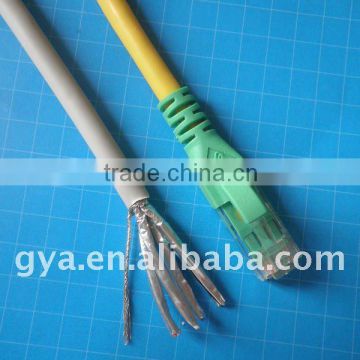 Cat.6A patch cord molded with RJ45