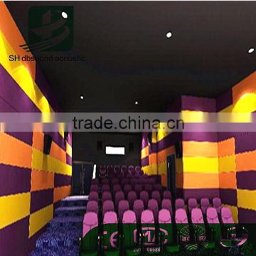 fireproof waterproof clothing acoustic panel covering for cinema decoration