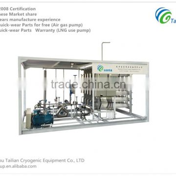 LNG Skid-mounted Mobile Filling Station With Flow Capacity 4000Nm3/hour