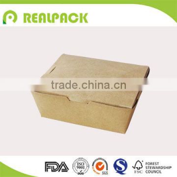 Wholesale brown kraft deli boxes food packing paper box                        
                                                Quality Choice