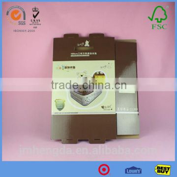 Colorful Display Wholesale Corrugated Package With Competitive Price