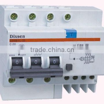 triple pole four wire electro-magnetic rcbo