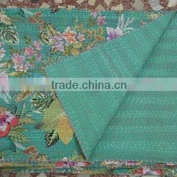 manufaccturer on indian throw home beadspread kantha quilts india