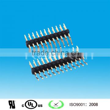 2.54mm Pitch Single Layer Double Row Horizontal SMT Pin Header connector
