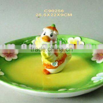 ceramic lemon tableware, lemon plate , ceramic platter