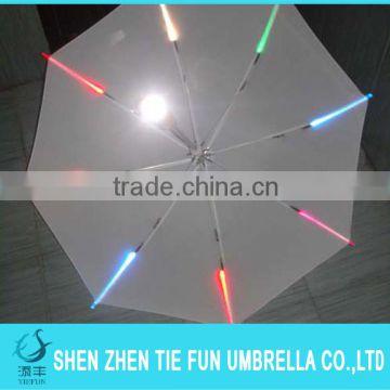 Clear See-throught Led Light Lighted Umbrella Manufactory