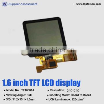 High latency 1.6inch tft lcd with 240*240                        
                                                Quality Choice