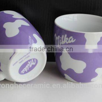 Promotional Porcelain mug with branded designs for client