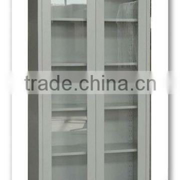 2013 Light Gray See Through Glass Filing Cabinet In Home Or Office