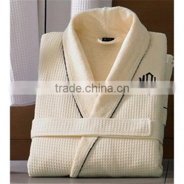 High quality eco-friendly colored cotton spa bathrobe