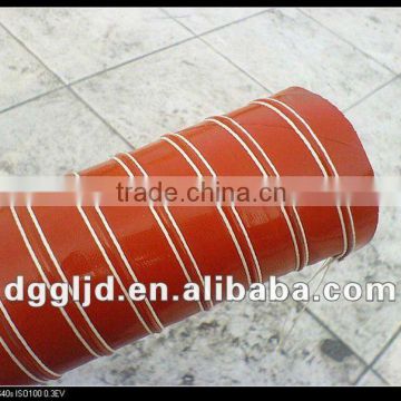 Red silicone duct hose