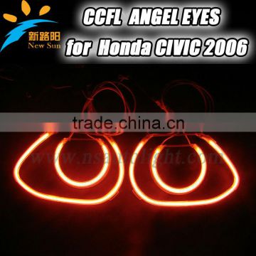 Auto Parts Headlights for Honda 2006 96MM Halo Ring Bulbs, Waterproof CCFL Angel Eye for Honda
