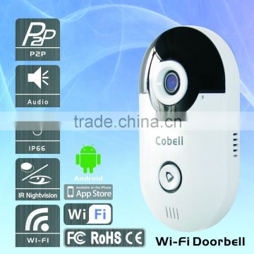 Smart Wireless P2P Special Features and Digital Camera Type Wifi P2P IP Camera doorbell