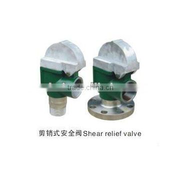 Mud pump fitting Shear relief valve bomco
