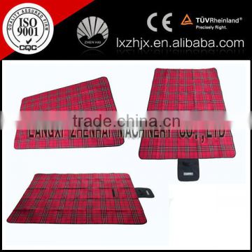 New design soft plaid picnic mat camping mat