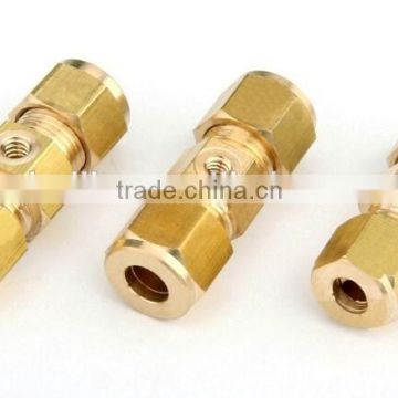 One hole brass high pressure mist system direct connector