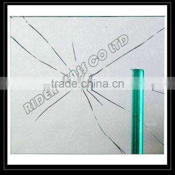 6.38-42.3mm AS/NZS2208:1996 10mm Thick Bulletproof Glass