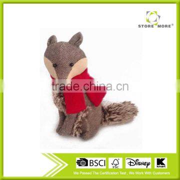 Store More Decorative Stone Filling Animal Fabric Door Stops - Fox