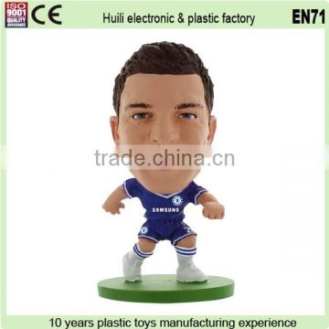 OEM plastic mini football player toy figurine,Make plastic football player figurine