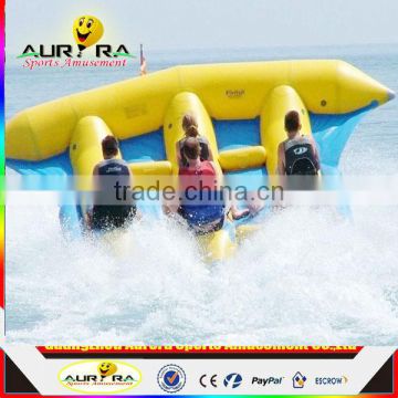 inflatable flying fish tube towable inflatable banana boat for sale