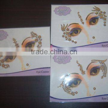 Crystal face eye sticker TATTOO carnival BINDI