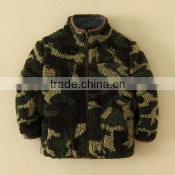 MOM AND BAB wholesale high quality clothes for children, kids boys camofleece jackets