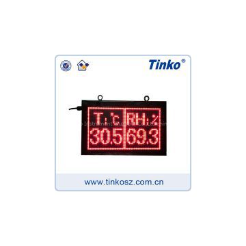 Tinko brand TH32A Digital dot matrix led,large screen temperature humidity display monitor