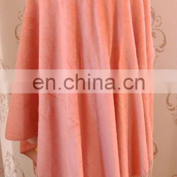 Hot sale fashion 100% cashmere napping silk winter long scarf and shawl