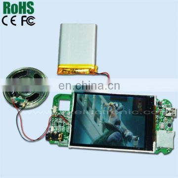 2.4-7 inch TFT LCD Video Card Chips for promotional
