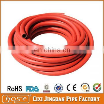 South America popular PVC LPG gas hose pipe, red color, 300 feet or 100 yard per roll, customer logo printed